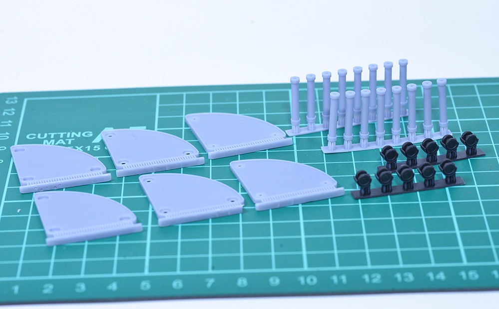 1/12 麻雀卓用サイドテーブル(2個セット) 3Dプリンタ出力未塗装キット