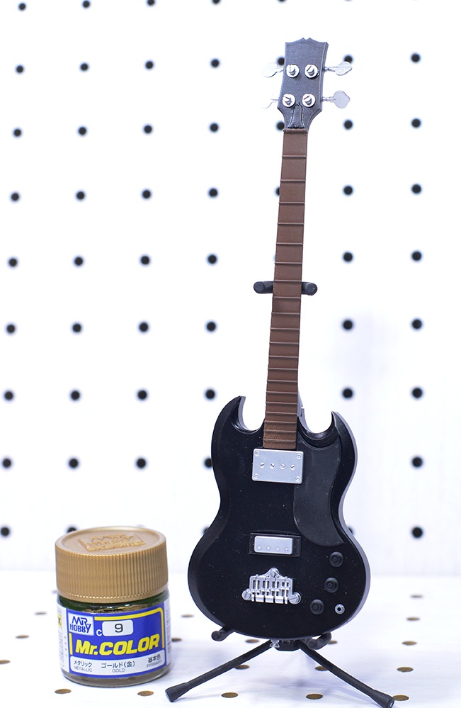 1/12 エレキベース(SGタイプ) 3Dプリンタ出力未塗装キット (1/6もあり)