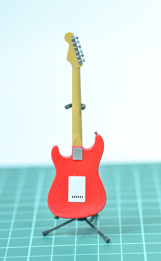 1/12 エレキギター(STタイプ) 3Dプリンタ出力未塗装キット (1/6もあり)