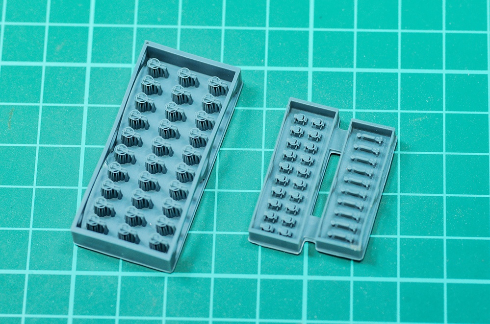 1/24　ボンピン、トランクフック、トランクスプリング　3Dプリンタ出力未塗装パーツ