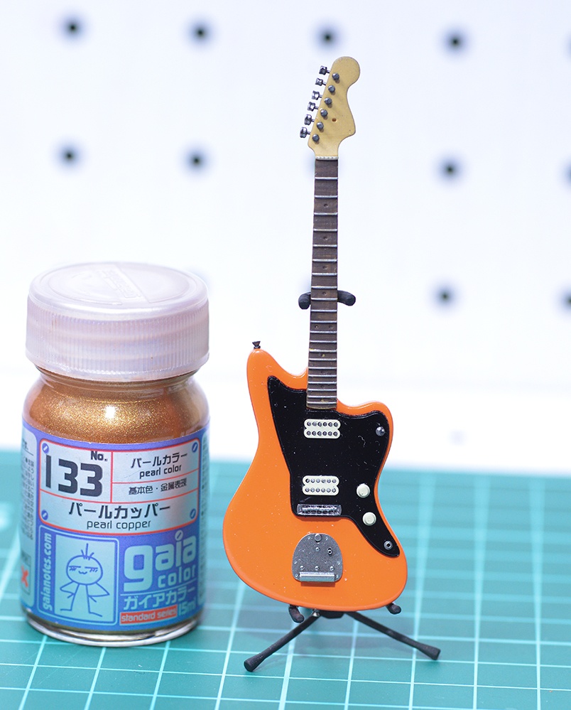 エレキギター(JMタイプ-2ハム) 3Dプリンタ出力未塗装キット ※レフティもあり (1/12、1/6)