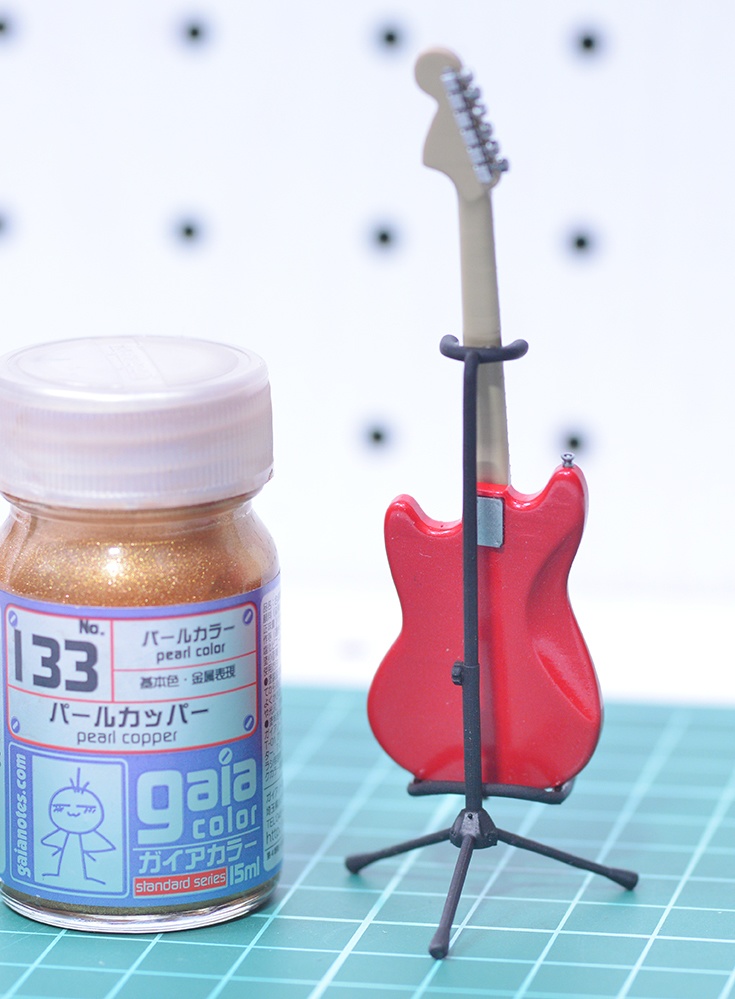 エレキギター(MUタイプ) 3Dプリンタ出力未塗装キット ※レフティもあり (1/12、1/6)