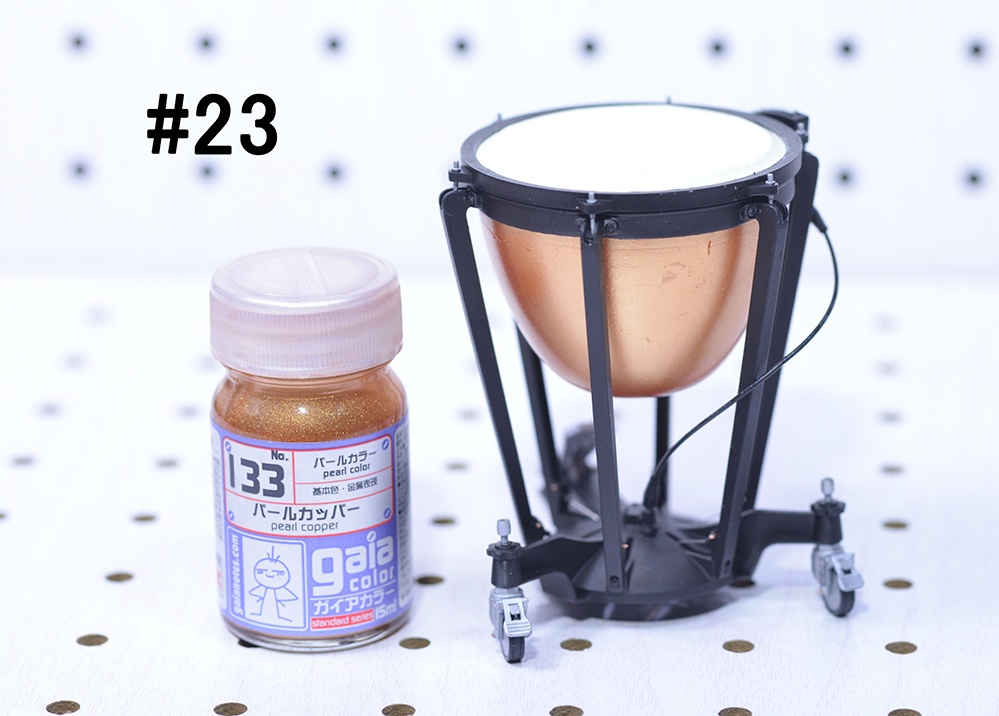 1/12 ティンパニ 3Dプリンタ出力未塗装キット ミニチュア楽器