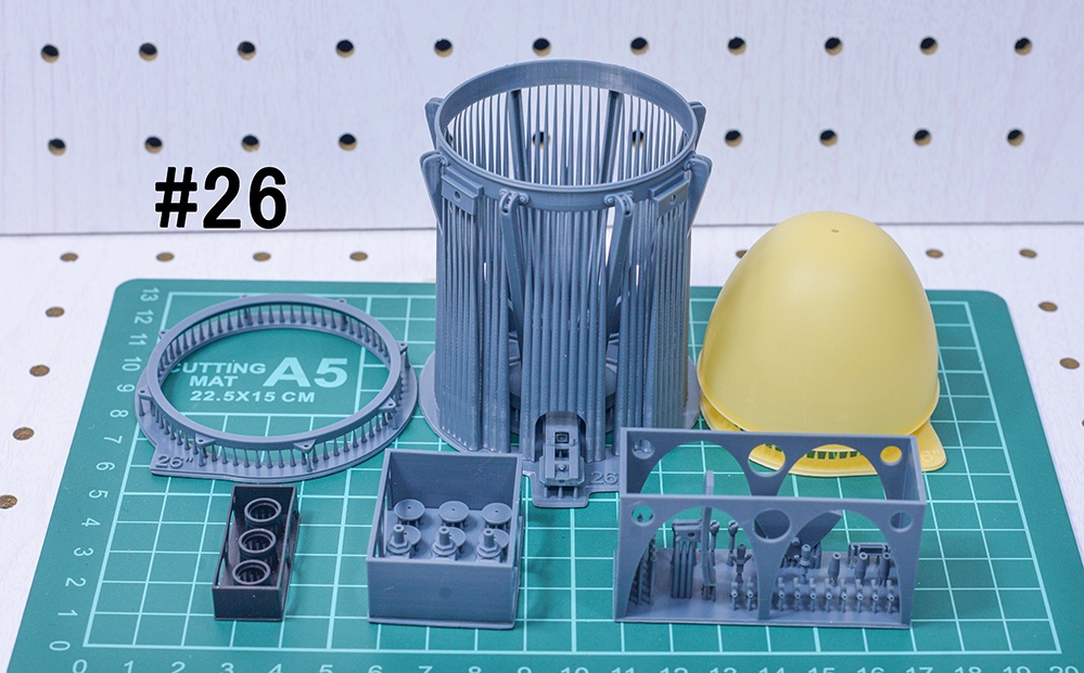 1/12 ティンパニ 3Dプリンタ出力未塗装キット ミニチュア楽器