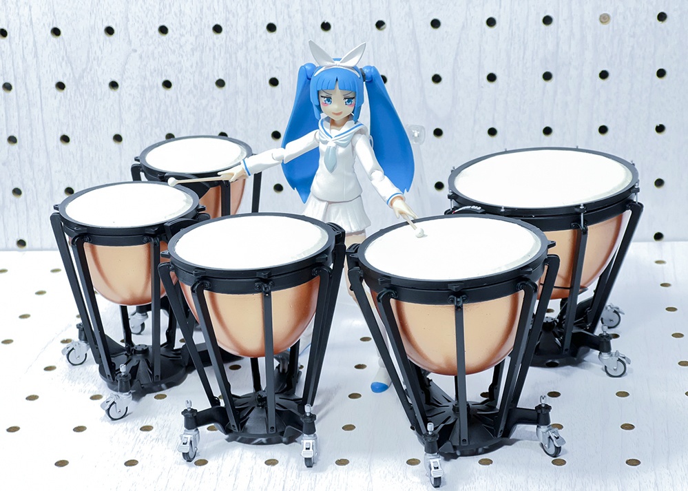 1/12 ティンパニ 3Dプリンタ出力未塗装キット ミニチュア楽器