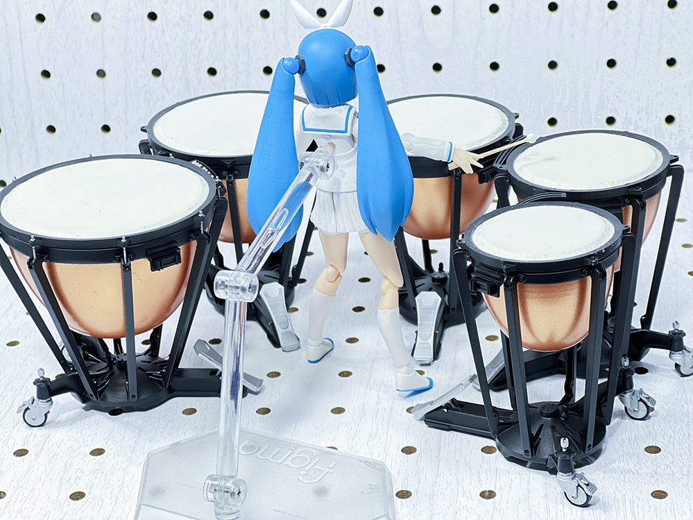 1/12 ティンパニ 3Dプリンタ出力未塗装キット ミニチュア楽器