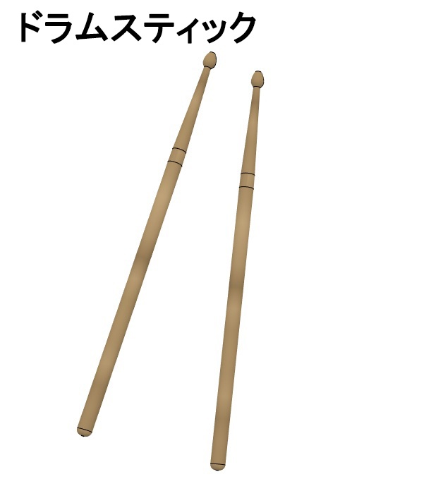 1/6 ドラムセット ばら売り 3Dプリンタ出力未塗装キット