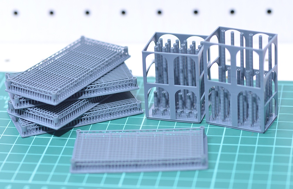 1/12 メタルラック 3Dプリンタ出力未塗装パーツ