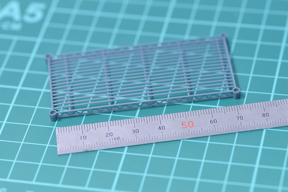 1/12 メタルラック 3Dプリンタ出力未塗装パーツ