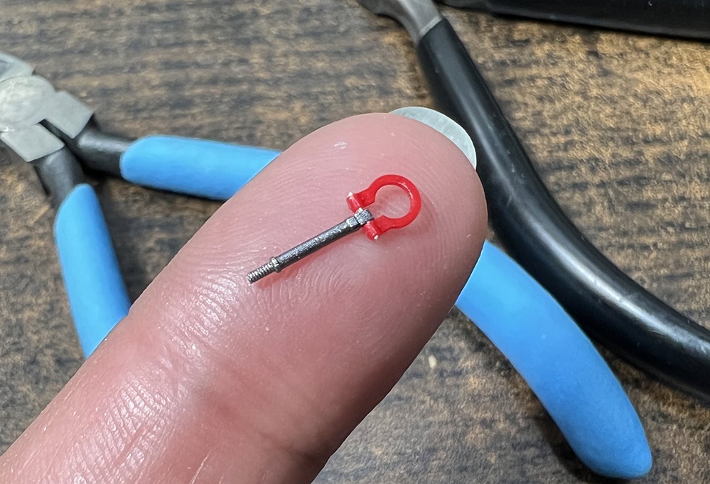 1/24 牽引フックセット 3Dプリンタ出力未塗装パーツ