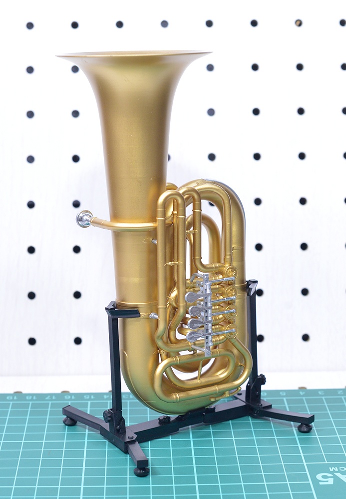 1/6 チューバ(ロータリー式) ミニチュア 3Dプリンタ出力未塗装レジンキット