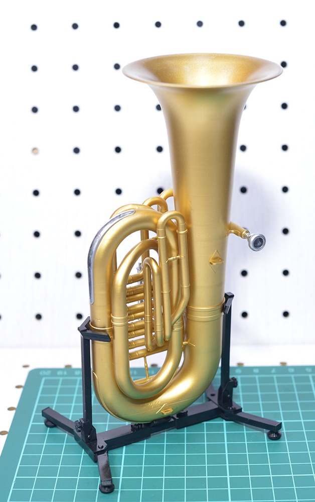 1/6 チューバ(ロータリー式) ミニチュア 3Dプリンタ出力未塗装レジンキット