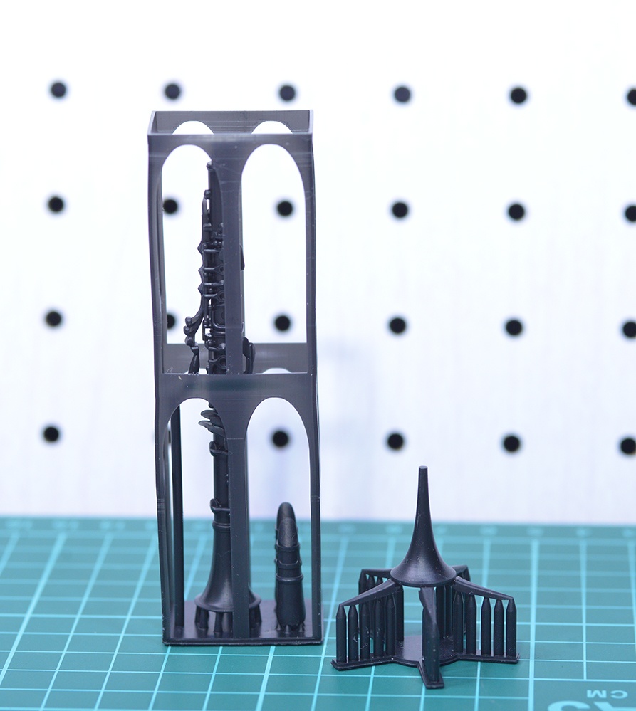 1/6 クラリネット ミニチュア 3Dプリンタ出力未塗装レジンキット