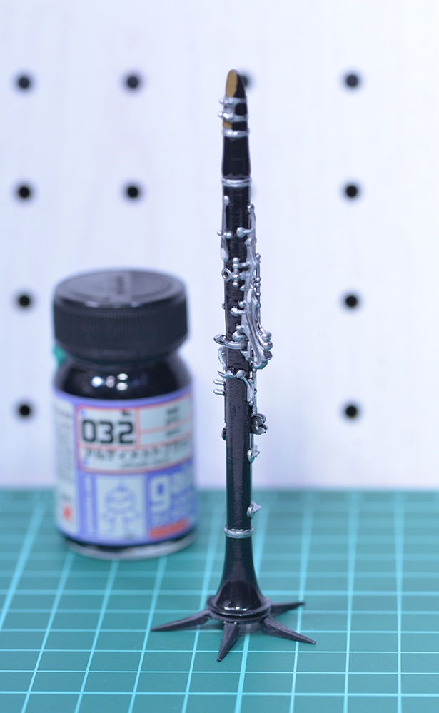 1/6 クラリネット ミニチュア 3Dプリンタ出力未塗装レジンキット
