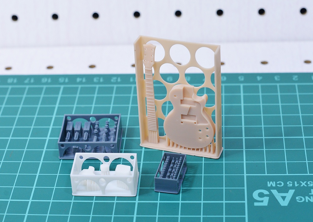 エレキギター(LP SPLタイプ) 3Dプリンタ出力未塗装キット (1/12、1/6)(レフティも製作可)