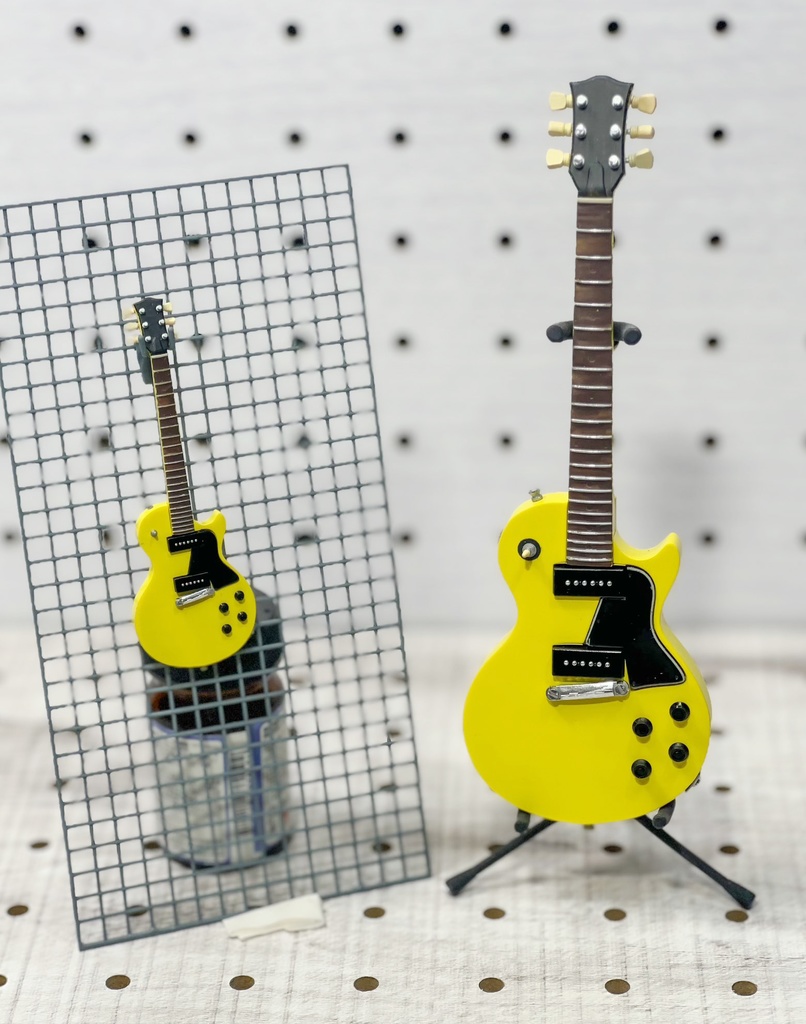 エレキギター(LP SPLタイプ) 3Dプリンタ出力未塗装キット (1/12、1/6)(レフティも製作可)