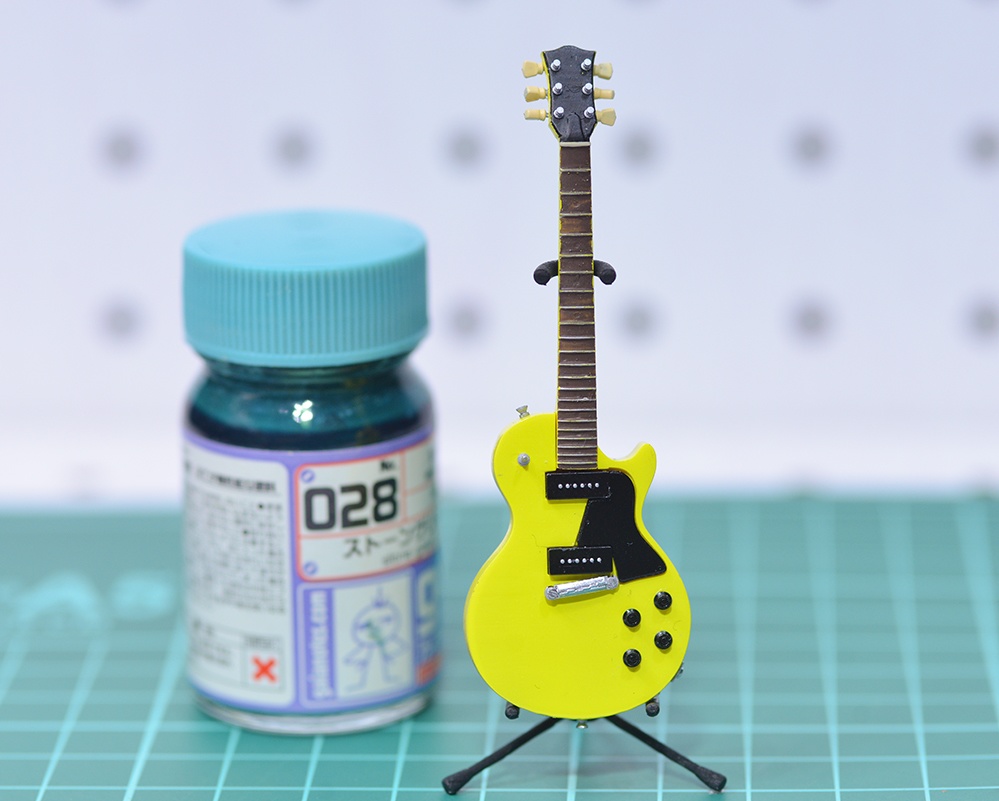 エレキギター(LP SPLタイプ) 3Dプリンタ出力未塗装キット (1/12、1/6)(レフティも製作可)