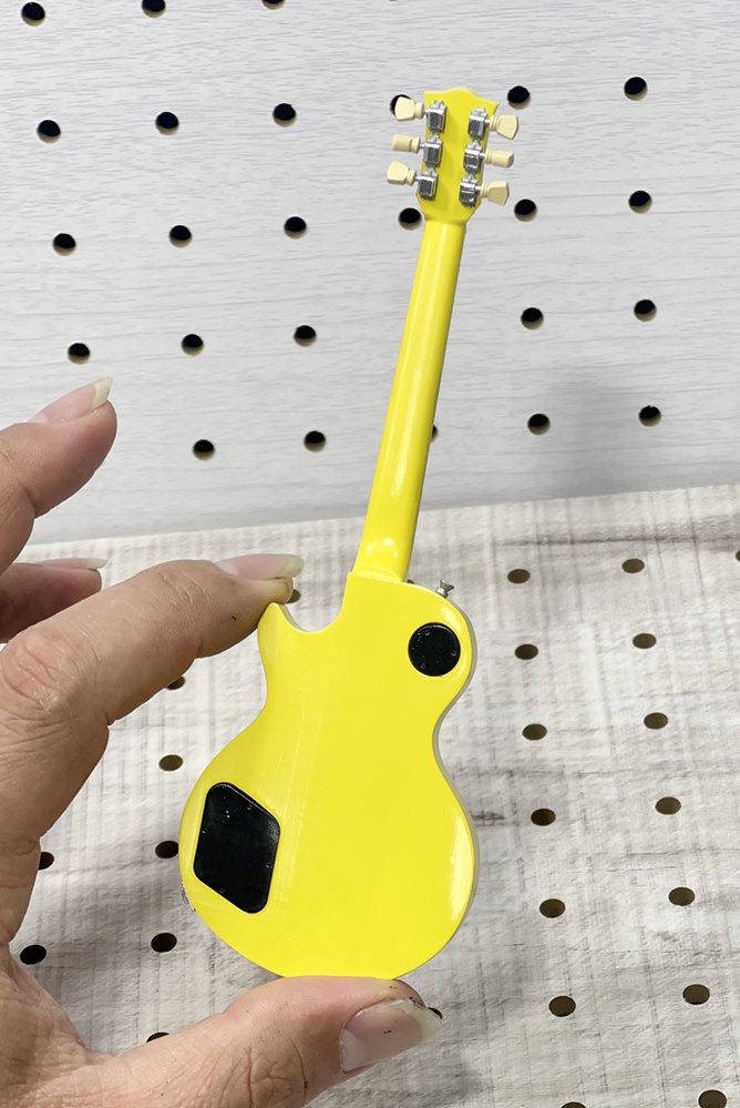 エレキギター(LP SPLタイプ) 3Dプリンタ出力未塗装キット (1/12、1/6)(レフティも製作可)