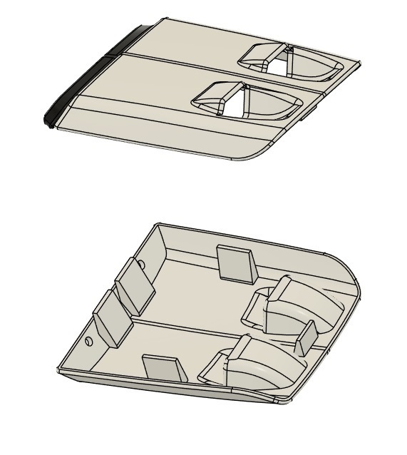 1/12 TZR250(3MA)用シングルシートカウル 3Dプリンタ出力未塗装キット