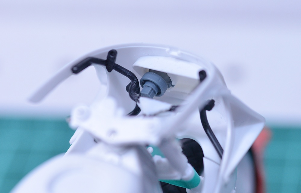 1/12 TZR250(3MA)用ライトカバー 耐久仕様風 3Dプリンタ出力未塗装キット