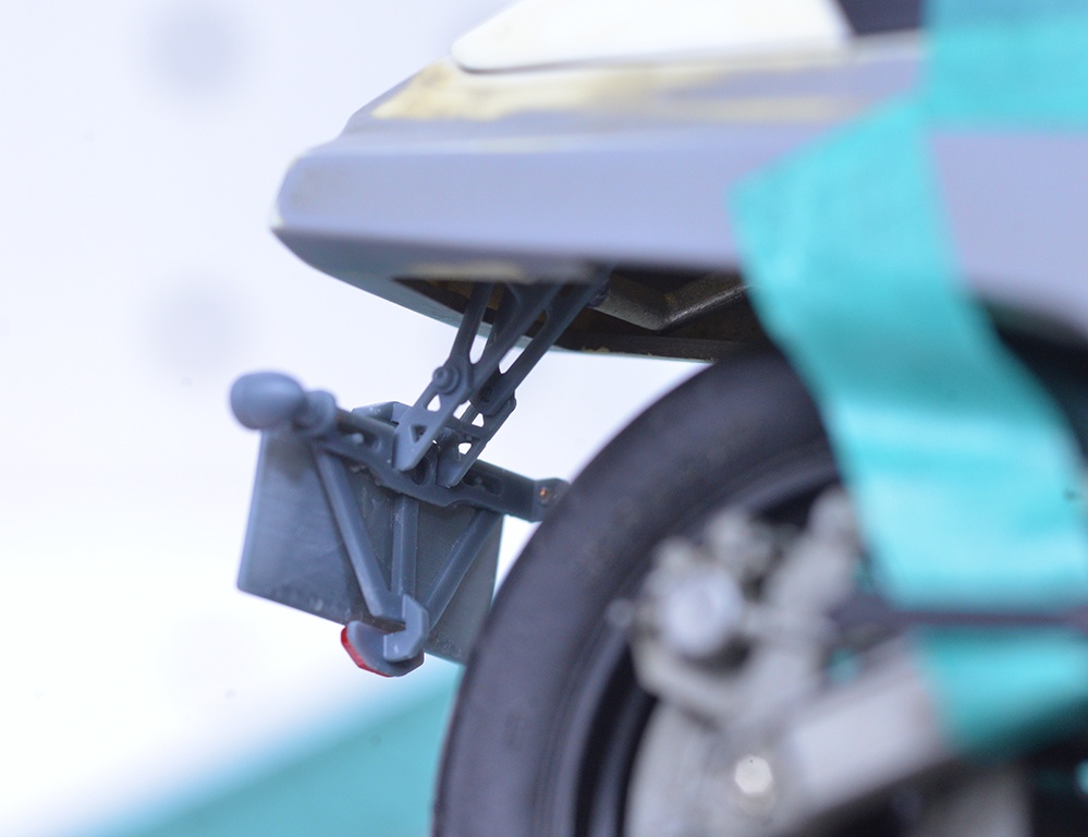 1/12 オートバイ用汎用ナンバープレートステー 3Dプリンタ出力未塗装キット