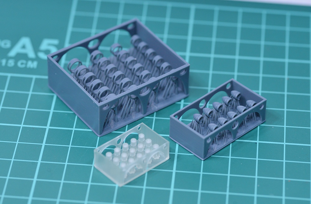 1/12　オートバイ用汎用ウインカー（バレットタイプ）　3Dプリンタ出力未塗装キット