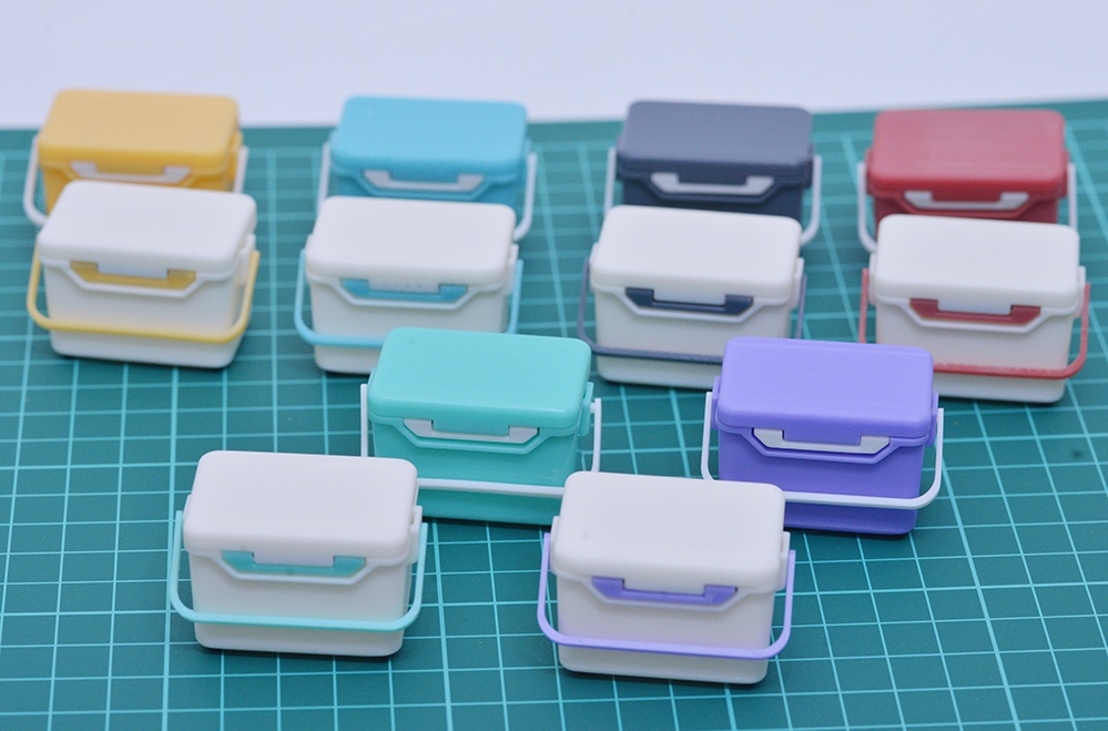 1/12 クーラーボックス(20L相当サイズ) 3Dプリンタ出力未塗装キット