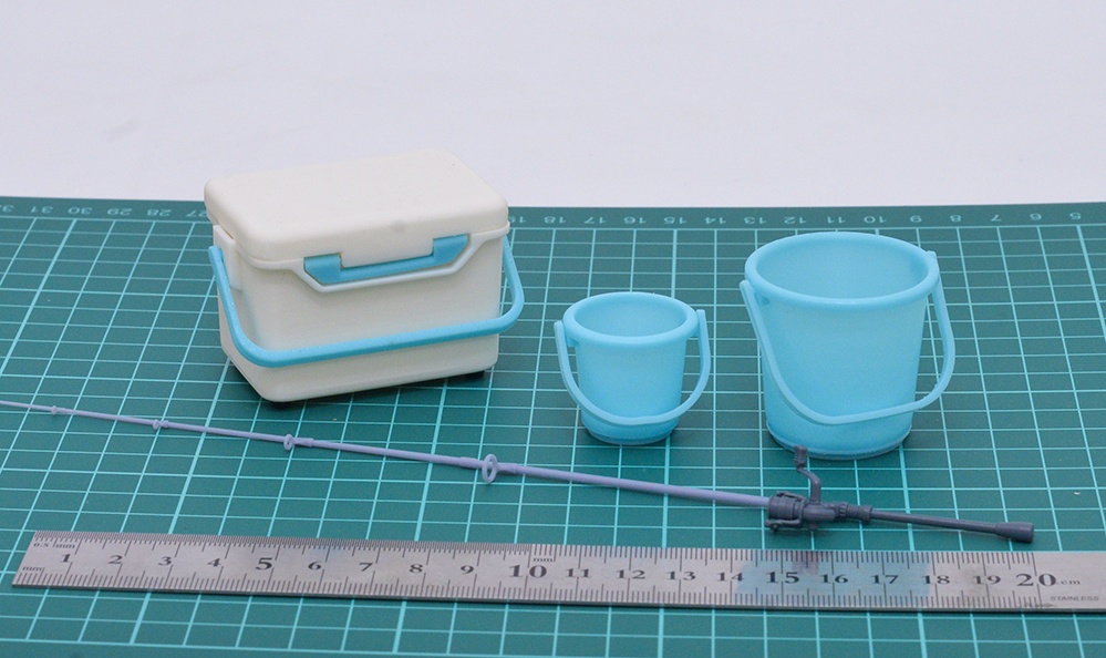 1/6 クーラーボックス(20L相当サイズ) 3Dプリンタ出力未塗装キット