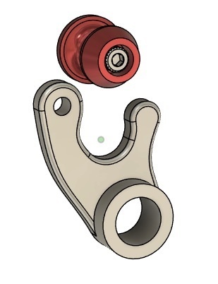 1/12 スイングアームスプール 3Dプリンタ出力未塗装キット