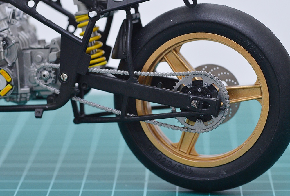 1/12 RGB500用チェーン、スプロケットセット 3Dプリンタ出力未塗装キット