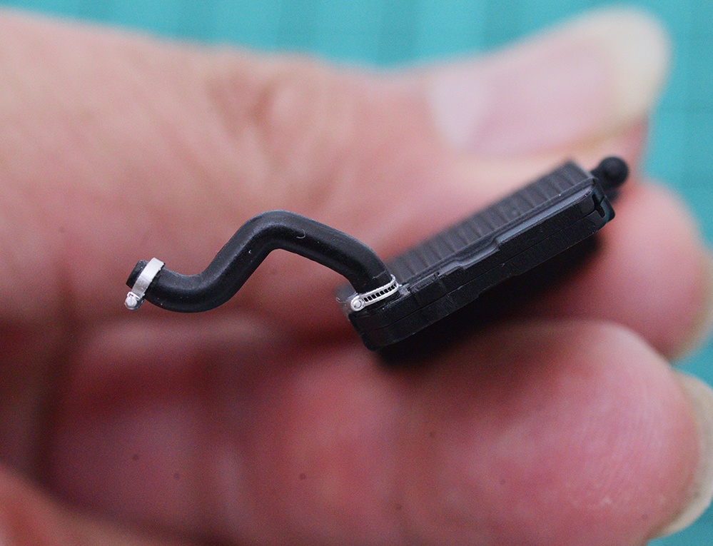 1/12 ホースバンド(ねじ式)セット 3Dプリンタ出力未塗装キット