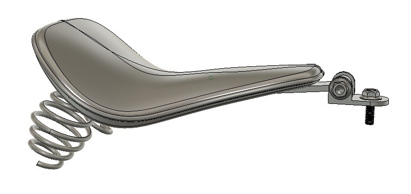 1/12 汎用ソロシート 3Dプリンタ出力未塗装キット