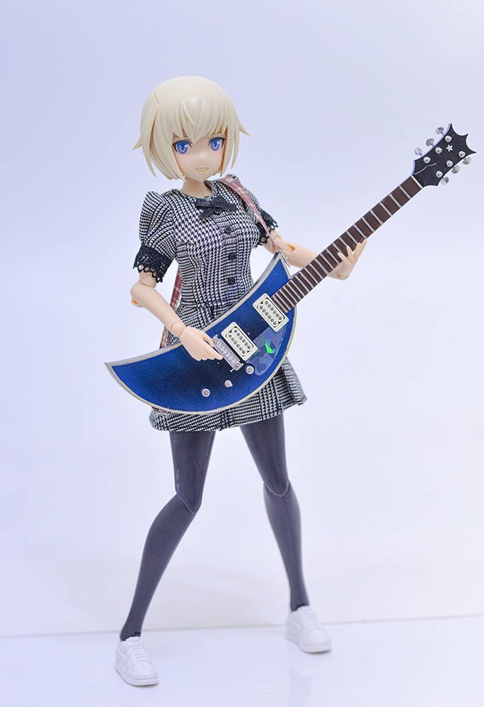 1/6 エレキギター(三日月型) 3Dプリンタ出力未塗装キット