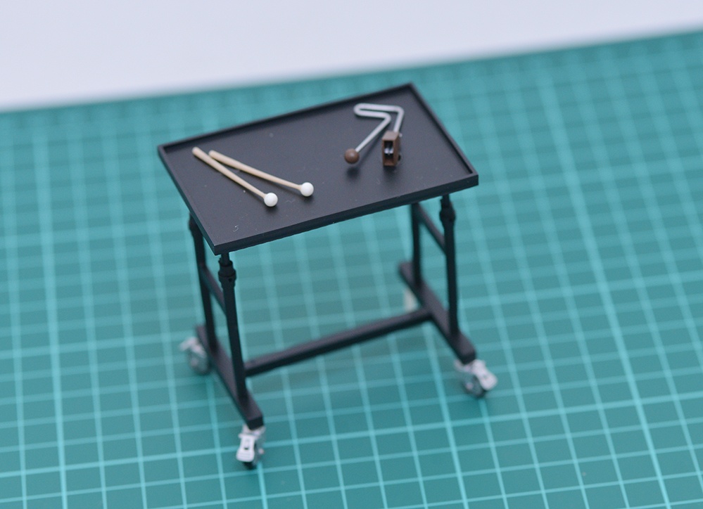 1/12 パーカッションスタンド 3Dプリンタ出力未塗装キット (工具台にも)