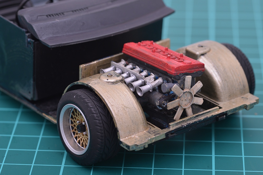 1/24 エアファンネル 3Dプリンタ出力未塗装キット