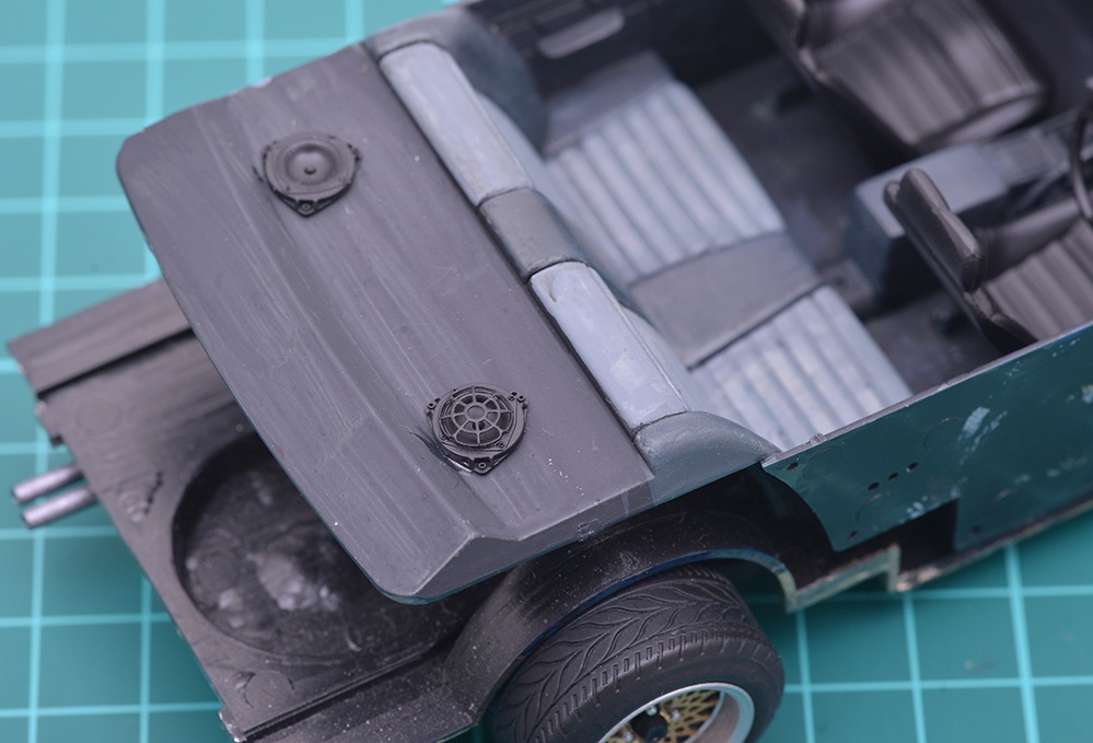 1/24 カースピーカー 3Dプリンタ出力未塗装キット