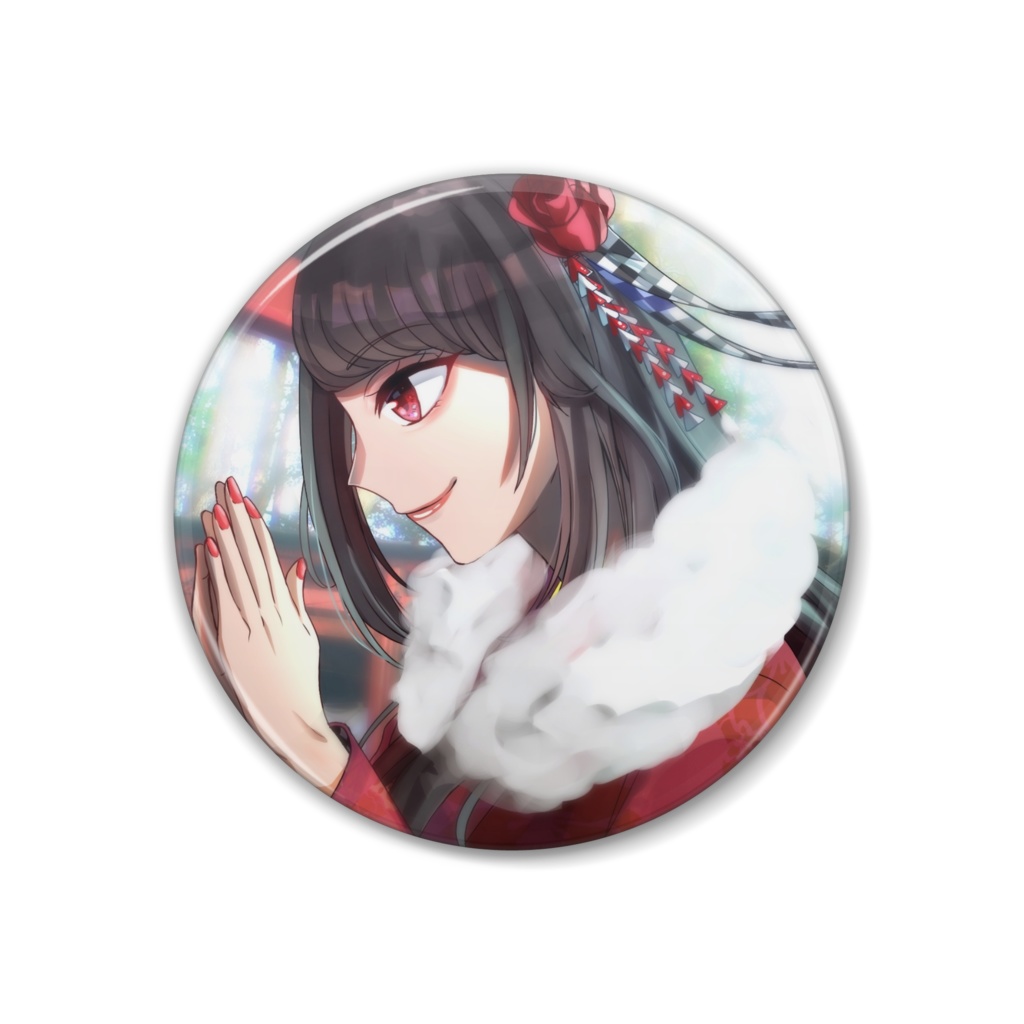 【聖火みのる】初詣缶バッチ