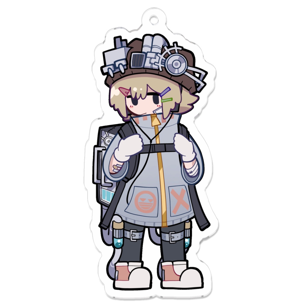 アクリルキーホルダー(探査機)