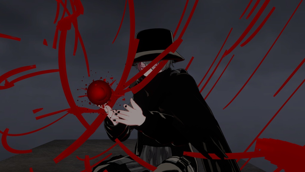 【VRChat想定/MA対応】高圧血流射出パーティクル P-001