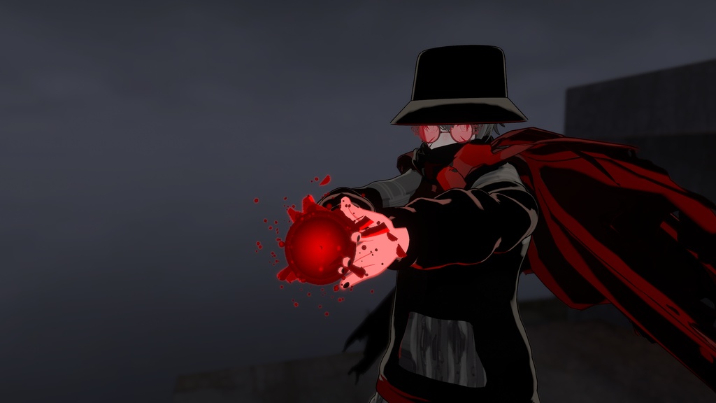 【VRChat想定/MA対応】高圧血流射出パーティクル P-001