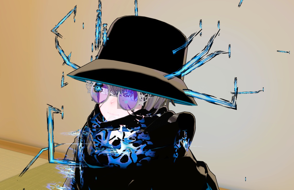 【VRChat想定/MA対応】電気を纏うギミック G-013