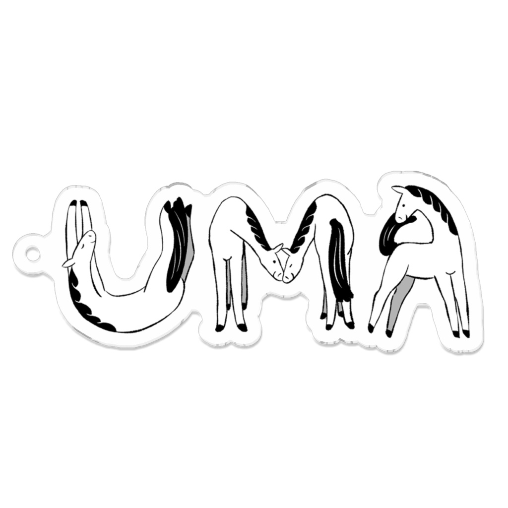 UMAアクリルキーホルダー(大)