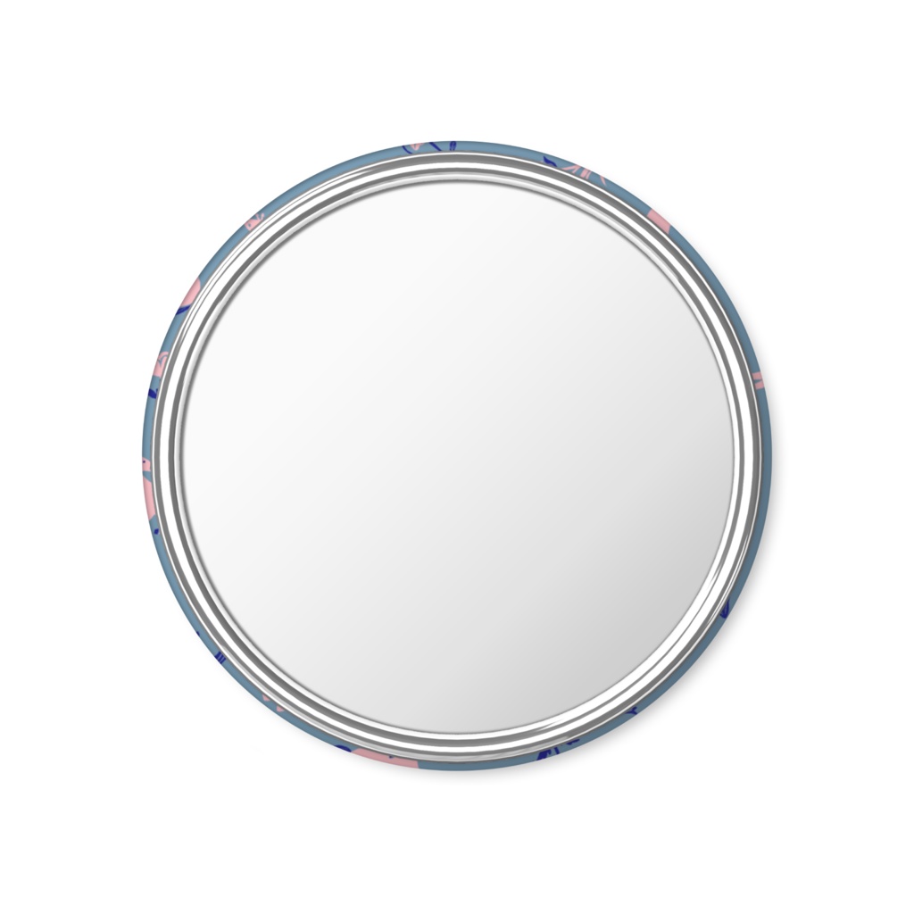 ボタニカル馬ミラー(ブルー)