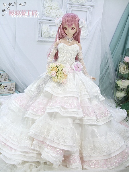 ドルフィードリーム( M~L胸対応)ウェディングドレスセット< Carino >