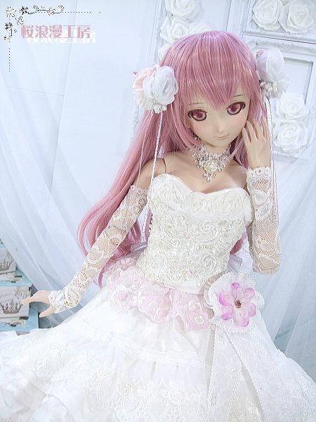 ドルフィードリーム( M~L胸対応)ウェディングドレスセット< Carino >