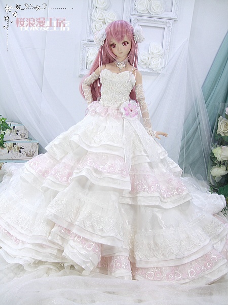 ドルフィードリーム( M~L胸対応)ウェディングドレスセット< Carino >