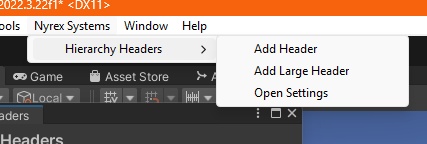 Hierarchy Headers