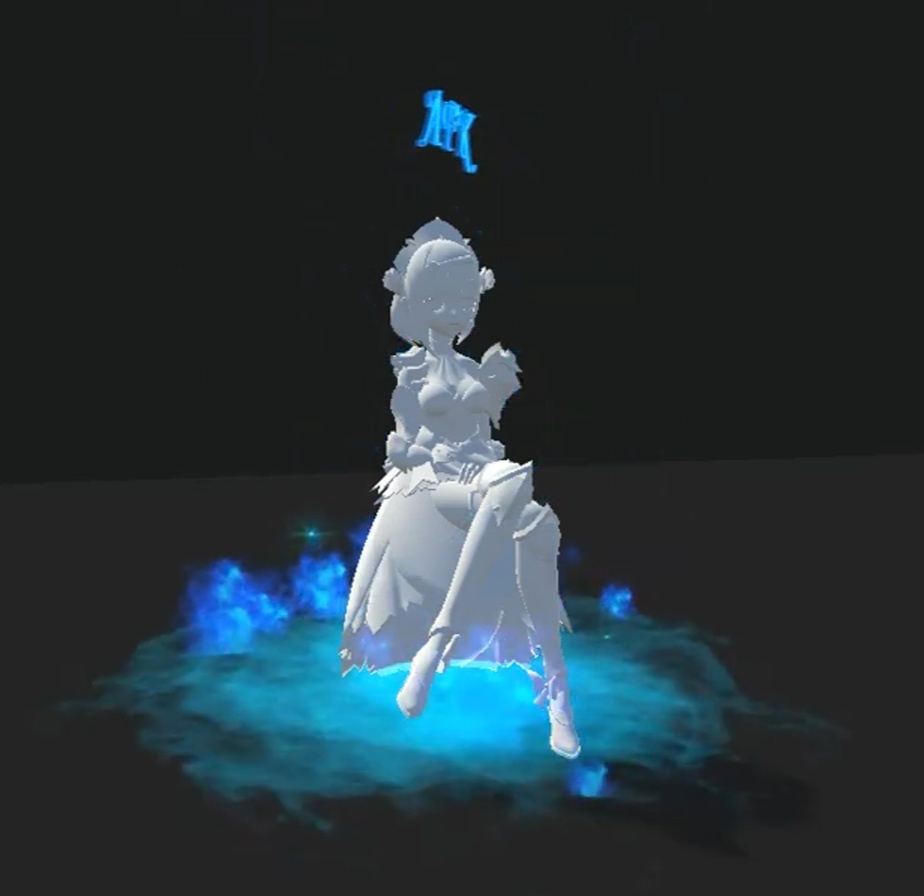 [Vrchat/Unity] Blue Particle AFK