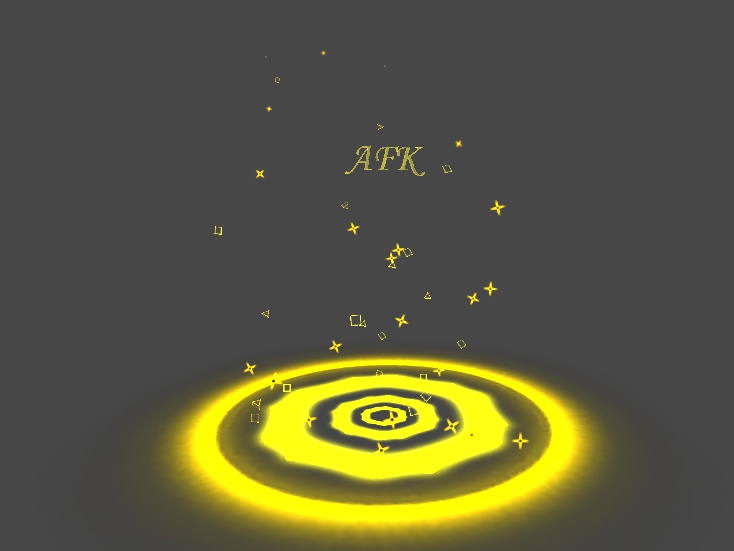 [Vrchat/Unity] Yellow Particle AFK