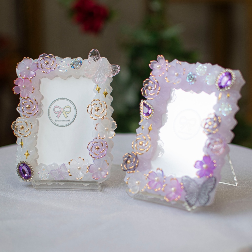 蝶🦋花パープル B8ホイップデコケース